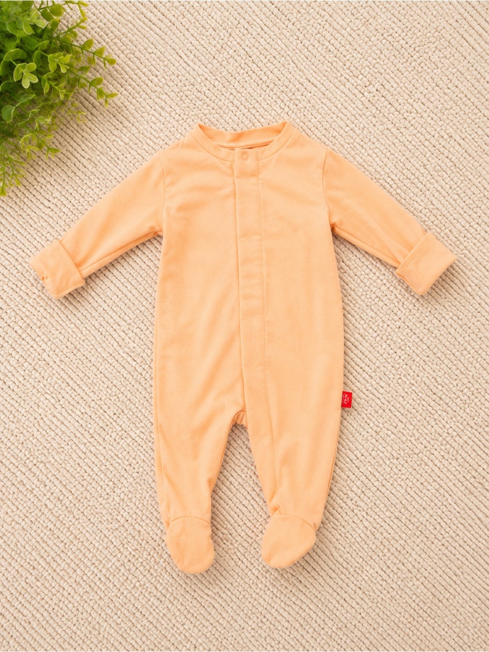 Magnetic Me Peach Footed Baby One-Piece